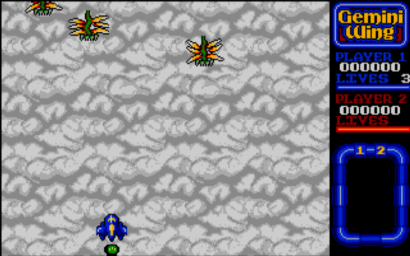 Gemini Wing - Atari ST game screenshot (1989) by Virgin Mastertronic